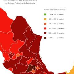 Mapa y casos de coronavirus en México por estados hoy 16 de agosto