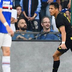 La definición con que Sánchez brilló ante la Sampdoria