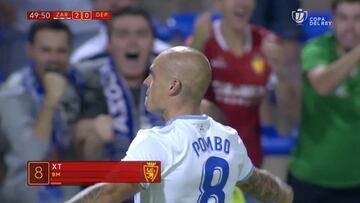 Resumen y goles del Zaragoza vs. Deportivo de la Copa del Rey