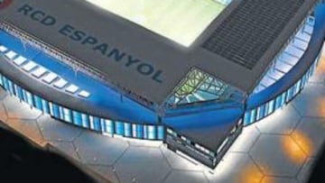 <b>ÚLTIMAS MODIFICACIONES. </b>Los rediseños de la maqueta está perfeccionando la obra. Así quedaría el estadio a día de hoy en una imagen nocturna. Es un perfecto sueño.