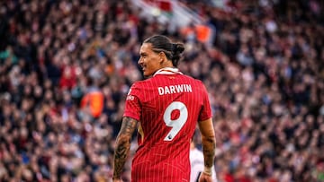 Darwin Núñez pierde su sitio