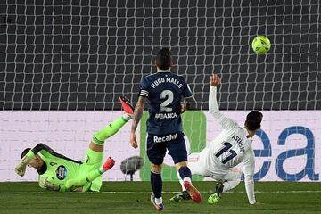 2-0. Marco Asensio marcó en el segundo gol.