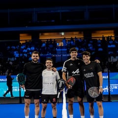 Bergamini y Garrido les roban un set a Tapia y Coello