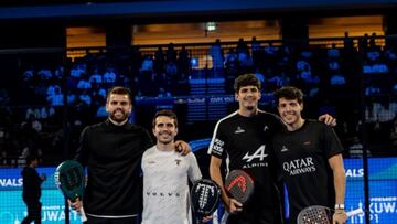 Garrido, Bergamini, Coello y Tapia, protagonistas de un gran choque en cuartos de final.