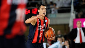 Pablo Prigioni, durante un partido con el Baskonia.