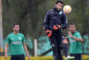 Atlético Nacional se entrena en Guarne antes del partido contra Estudiantes por la Copa Libertadores.