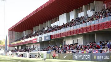 Gradas del Atlético.
