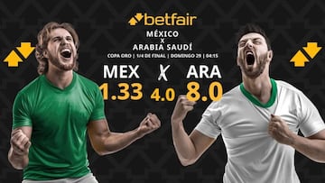México vs. Arabia Saudí: horario, dónde ver y pronósticos de la Copa Oro