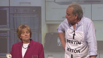 El programa Late Motiv de Andreu Buenafuente volvío a parodiar a Bertín Osborne en una entrevista con Angela Merkel, Silvia Abril, pese a las airadas críticas del presentador y cantante por una imitación anterior.