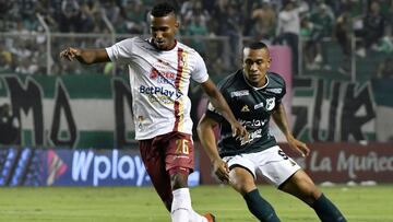 Deportivo Cali y Tolima empatan 1-1 en la ida de la final de Liga BetPlay.