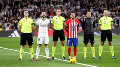 04/02/24 PARTIDO PRIMERA DIVISION 
REAL MADRID - ATLETICO DE MADRID 
FORMACION CAPITANES SANCHEZ MARTINEZ ARBITRO 