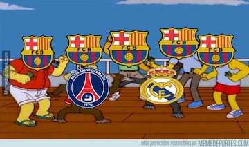 Los memes más divertidos del PSG-Real Madrid