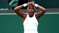 Coco Gauff, durante un torneo.