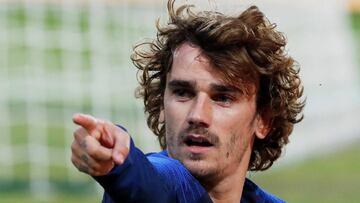 Soccer Football - International Friendly - France v Bolivia - The Stade de la Beaujoire - Louis Fonteneau, Nantes, France - June 2, 2019 France's Antoine Griezmann celebrates scoring their second goal REUTERS/Stephane Mahe