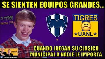 La derrota de los universitarios ante los Rayados, provocó que las redes sociales no perdonaran a los felinos con los memes.