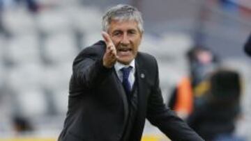 Setién: "Salvo diez minutos de caraja, hemos sido superiores"