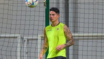James Rodríguez cumple medio año sin jugar con Al Rayyan.