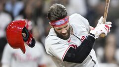 Bryce Harper was hit by a fast ball from San Diego Padres pitcher Blake Snell, breaking his thumb and requiring three pins to be inserted in his finger.