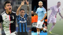 La Champions argentina: goles de Kun, Dybala, Lautaro y Messi