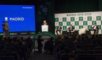 Ángel Garrido, Manuela Carmena, Kelly Fairweather y Gerard Piqué presentaron en Madrid el nuevo formato de Copa Davis.