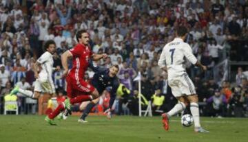 Cristiano Ronaldo marcó el 3-2 a pase de Marcelo.