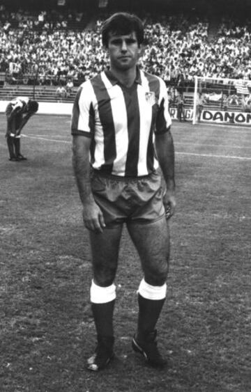 Jug¨® en el Atl¨¦tico de Madrid de 1982 a 1988