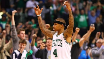 Isaiah Thomas, tras anotar 53 puntos ante los Wizards en playoffs.