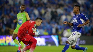 Millonarios vence a Jaguares con 2 goles de Óscar Cortés