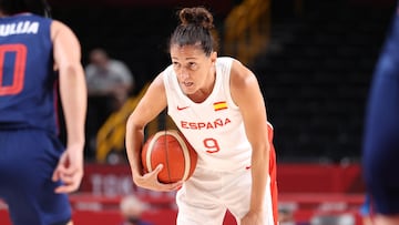 Laia Palau, base de la Selecci&oacute;n, ante Serbia.