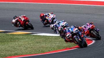 La carrera de MotoGP, en el GP de Italia.