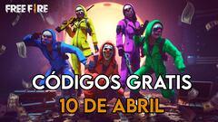 Free Fire | Códigos de hoy jueves 10 de abril de 2025: recompensas gratis