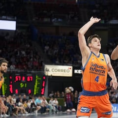 El Valencia asalta el Buesa para forzar el tercer partido