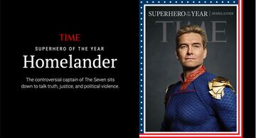 The Boys Temporada 4 revista TIME superh¨¦roe del a?o entrevista