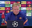 Koeman: "El rendimiento de Messi puede ser mejor, pero está feliz"
