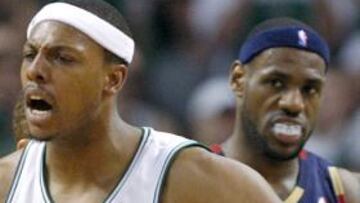 <strong>CARA Y CRUZ.</strong> Pierce recuperó su nivel y Boston aplastó a los Cavs de un de nuevo desconocido LeBron James.