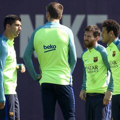 Sesión con Arda y Mascherano: pocas dudas en el once