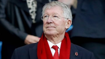 El exentrenador escocés del Manchester United, Sir Alex Ferguson.