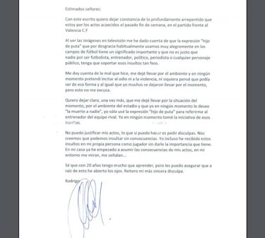 El segundo hincha que insultó a Marcelino también se disculpa