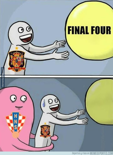 The best memes of Croatia - Spain
