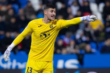 Diego Conde, durante un partido esta temporada con el Leganés