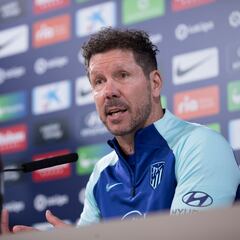 Simeone: “La Real juega muy bien y, a la vez, sabe cortar el juego con faltas”