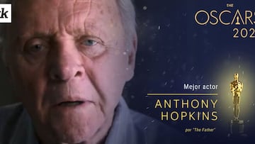 Anthony Hopkins, ganador del Oscar a Mejor Actor 2021 por 'El Padre'