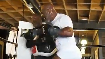 El bestial entrenamiento de Mike Tyson con 55 años que no habías visto