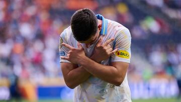 Oscar Gloukh of Salzburg during the match between CF Pachuca and FC Salzburg as part of Group H to FIFA Club World Cup 2025 at TQL Stadium on June 18, 2025 in Cincinnati, Ohio, United States.