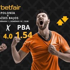 Polonia vs. Países Bajos: horario, TV, estadísticas, clasificación y pronósticos