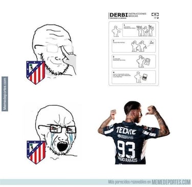 El derbi protagonista de los memes de la jornada