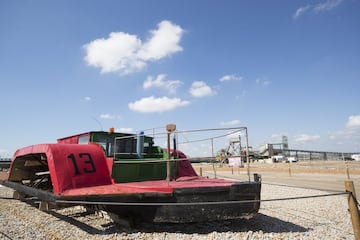 Así se prepara la salida de la Vuelta en las salinas de Torrevieja