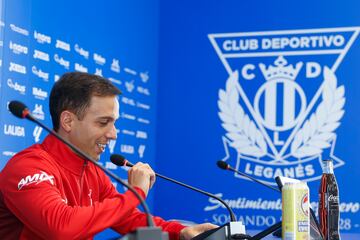 Borja Jiménez, durante una rueda de prensa. 