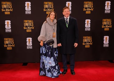 El Presidente de la CONMEBOL Alejandro Domínguez y su mujer María Mercedes Pérez.
