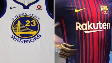 Rakuten: 247 millones entre los Warriors y el Barcelona